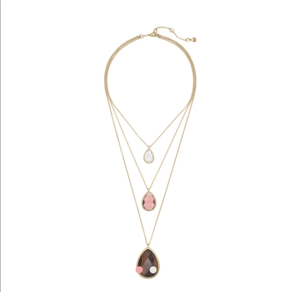 Minaret 3-row convertible necklace